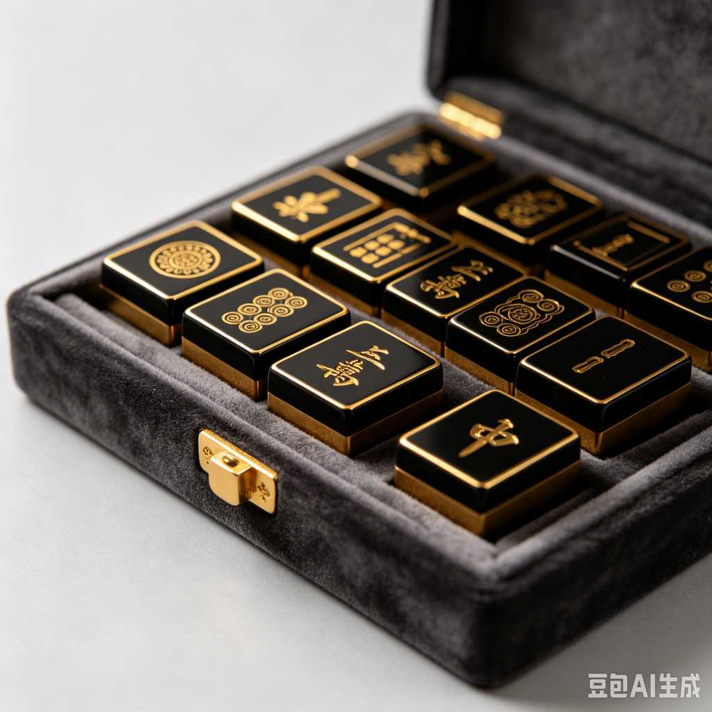 engraved mahjong tiles